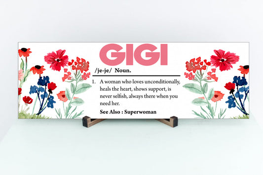 Gigi Definition Sign
