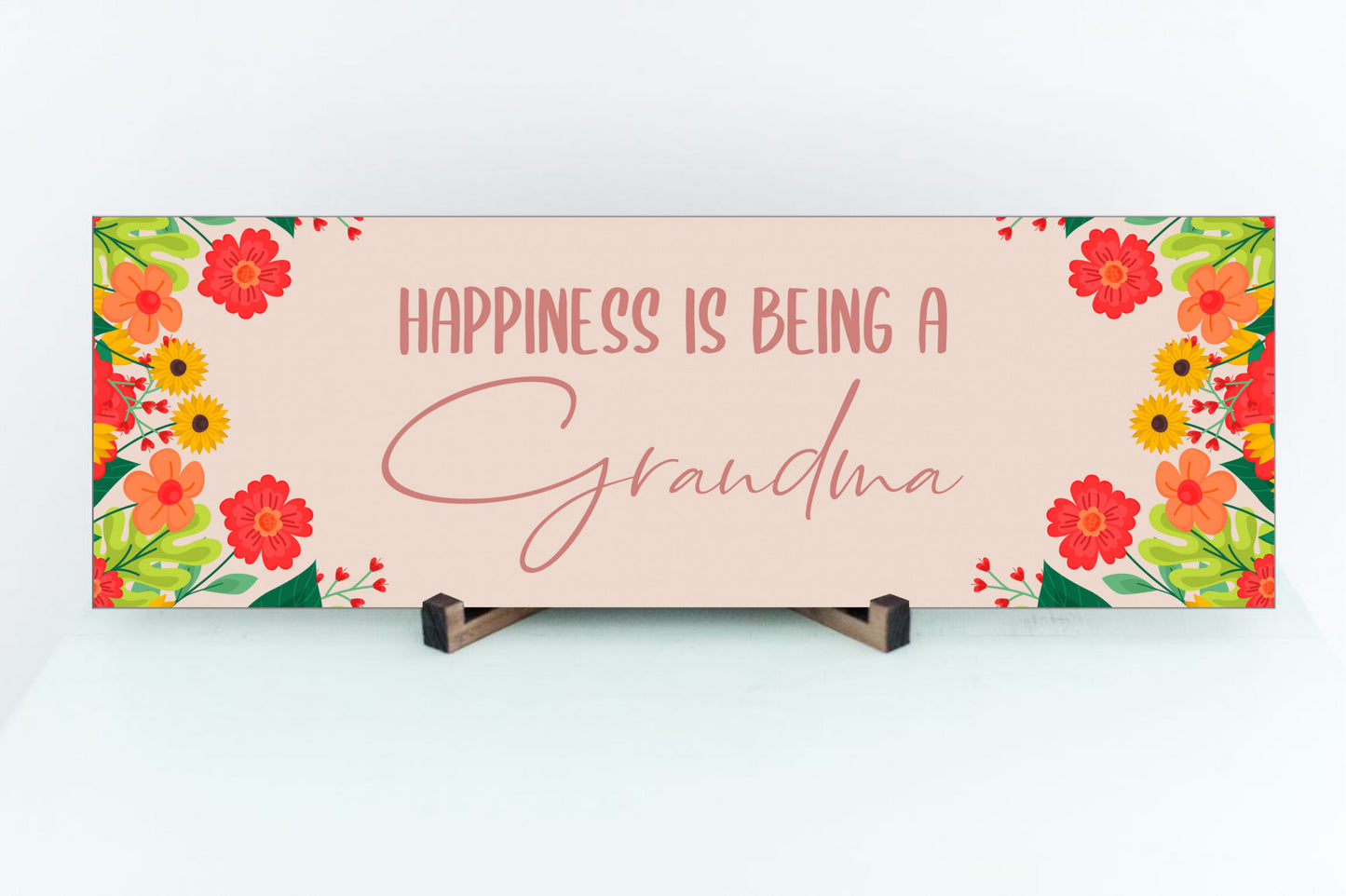 Happiness Is Being A Grandma Sign