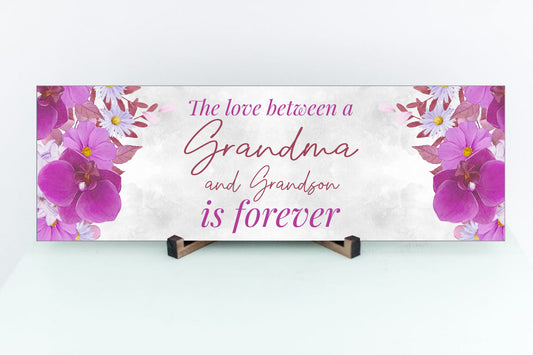 The Love Between A Grandma & Grandson Sign