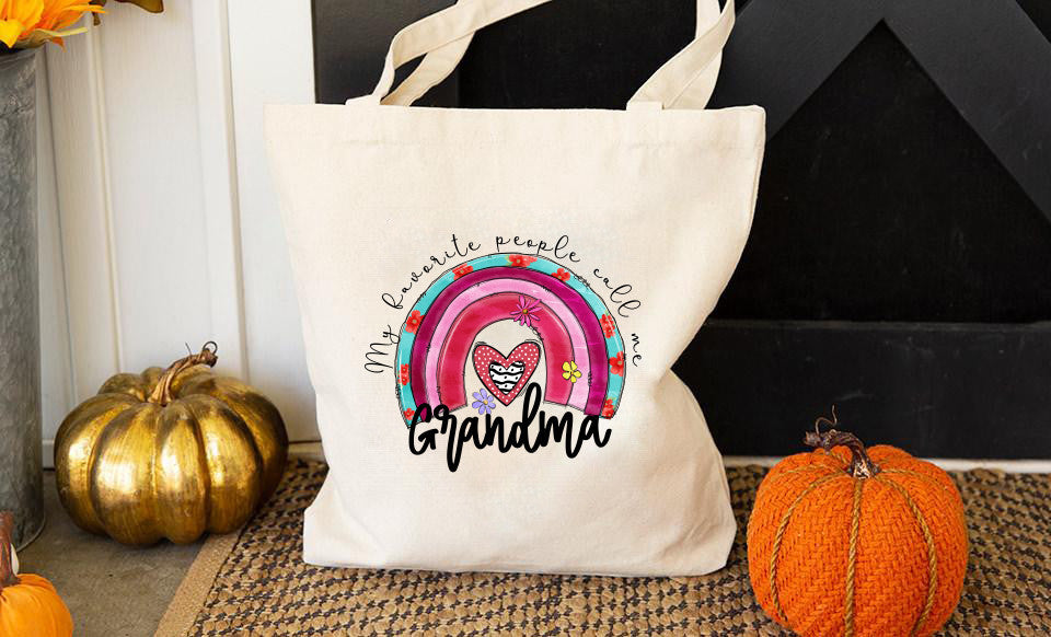 MyFavorite People Call me Grandma Tote Bag