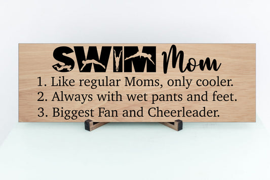 Swim Mom Sign