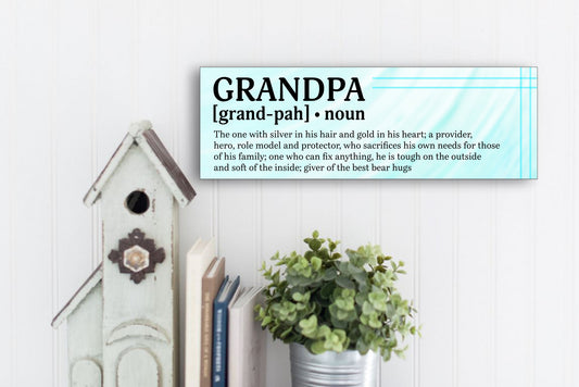 Grandpa Definition Sign