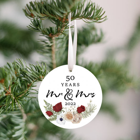 50 Years As Mr & Mrs Ornament