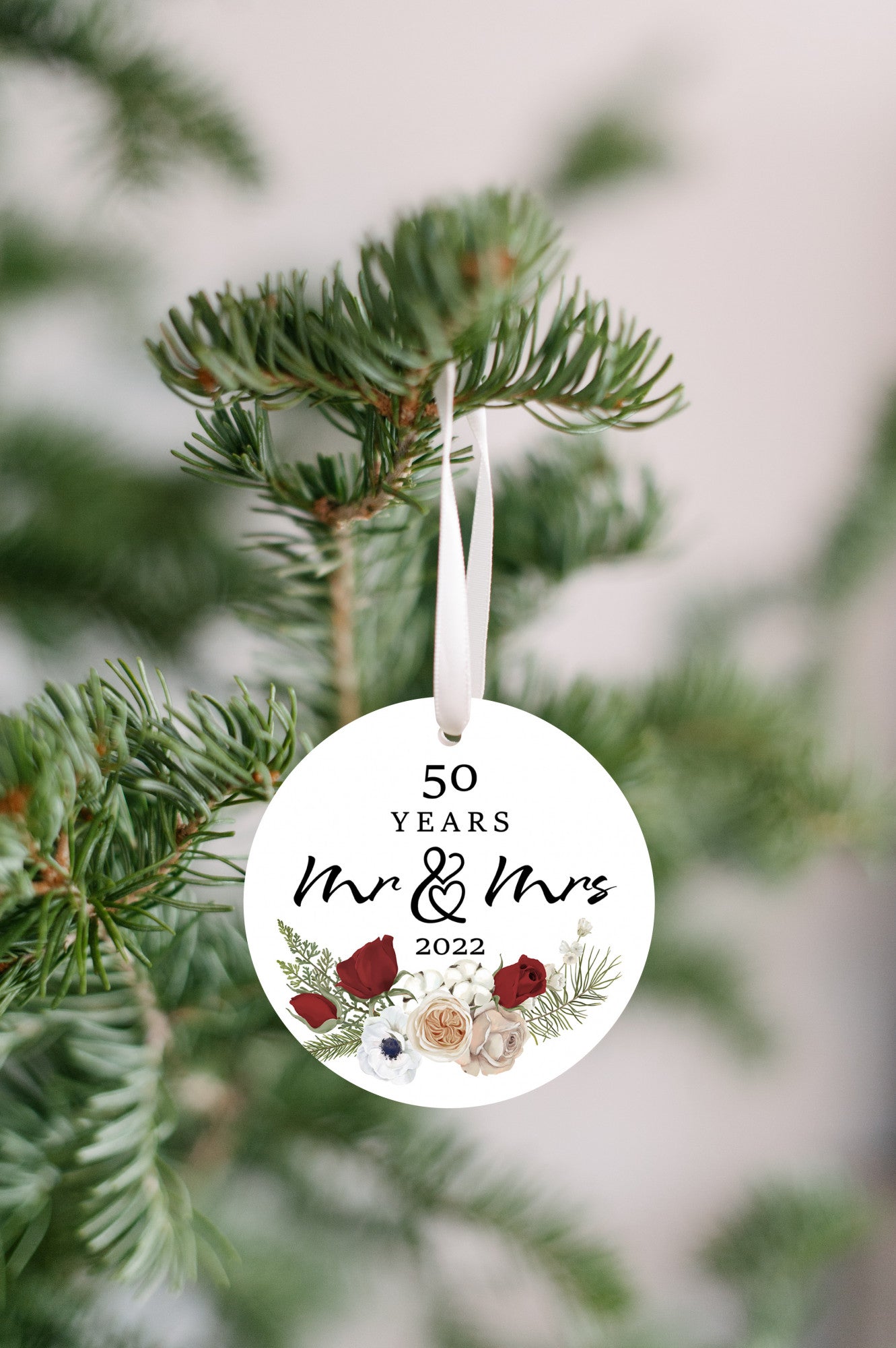 50 Years As Mr & Mrs Ornament