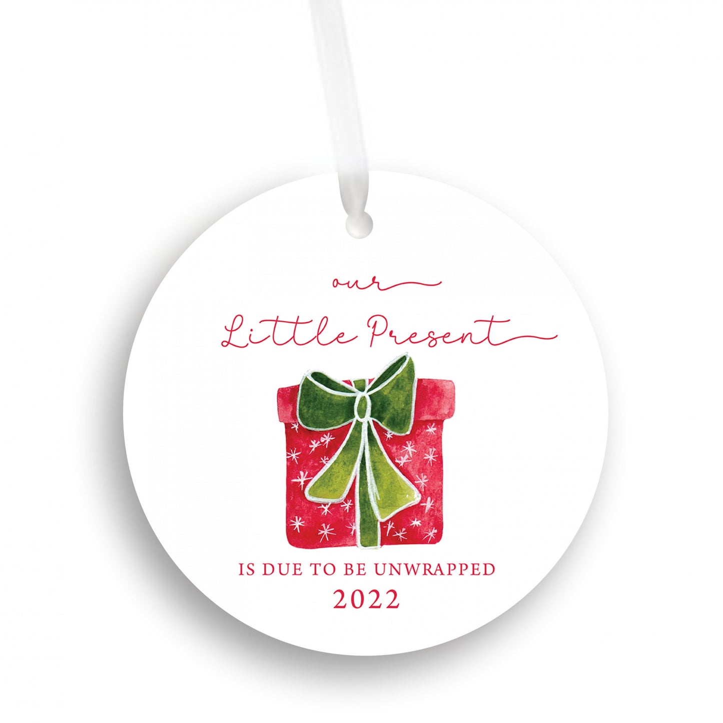 Pregnancy Announcement Ornament 2022