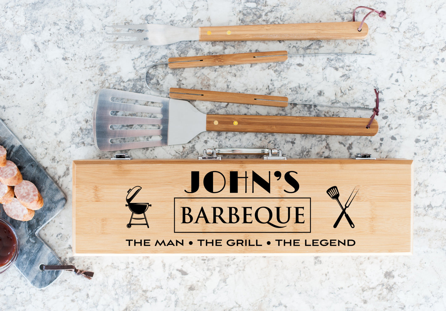 Personalized Grill Set-Laser Engraved