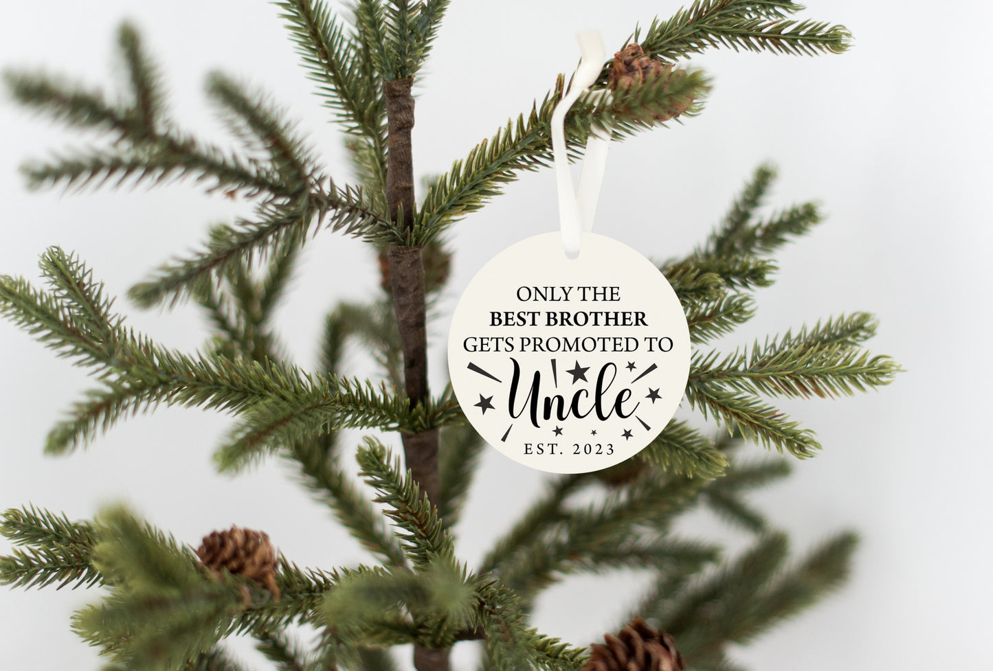 Only The Best Brother Gets Promoted To Uncle 2023 Ornament