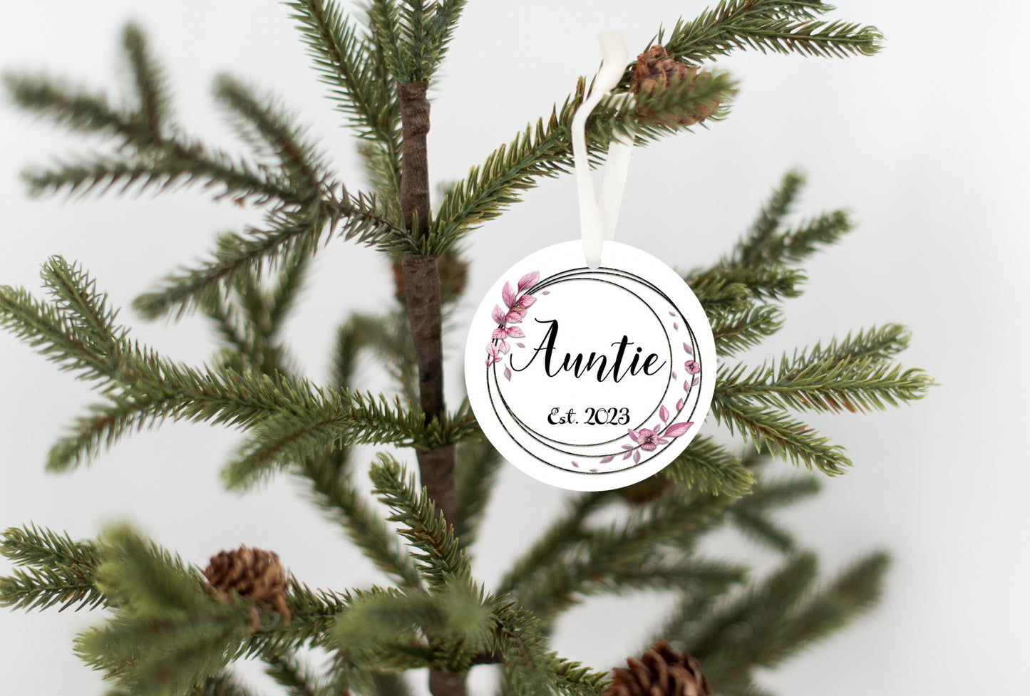 Auntie Est. 2023 Ornament