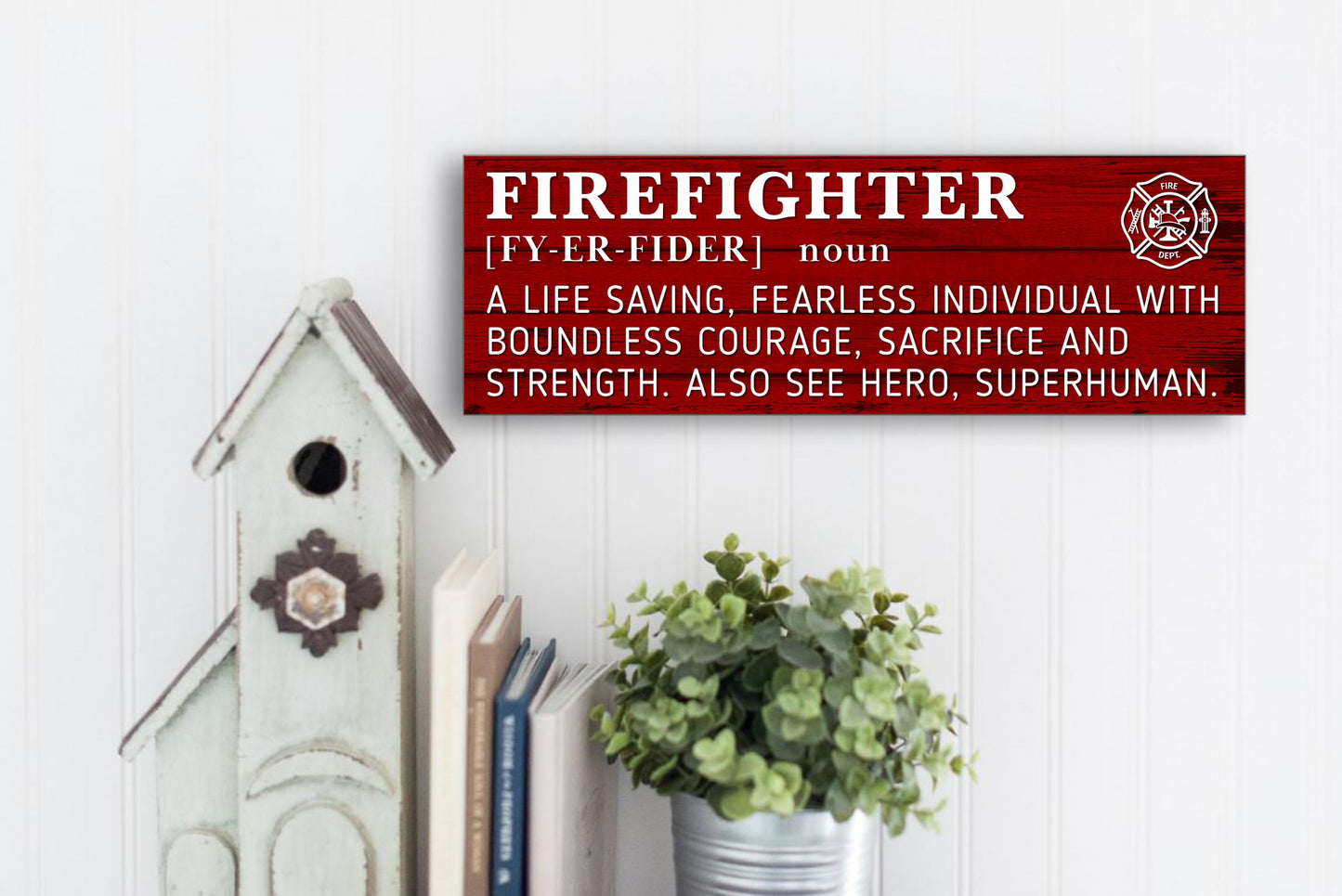 Firefighter Definition Sign