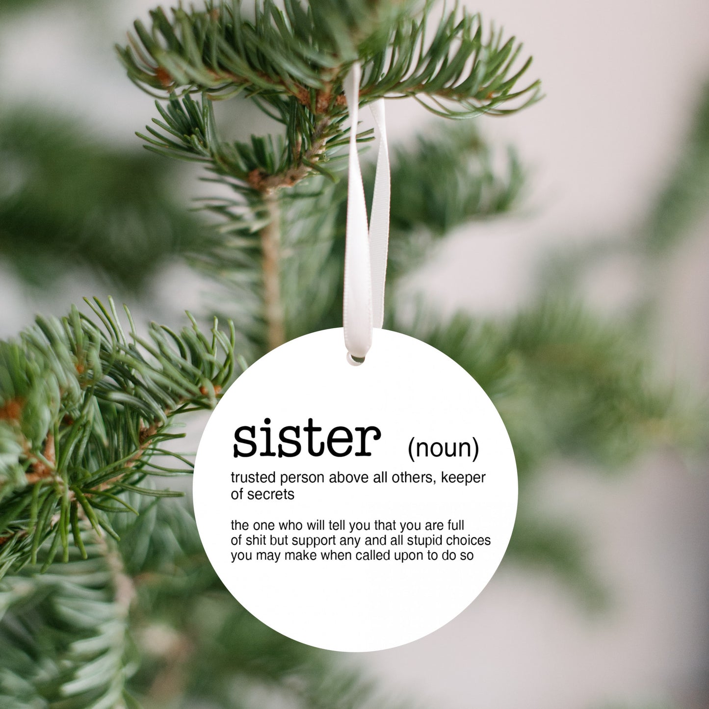Sister Definition Ornament