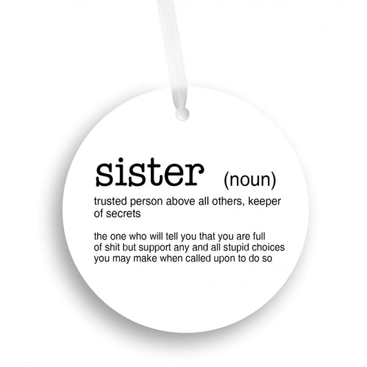 Sister Definition Ornament