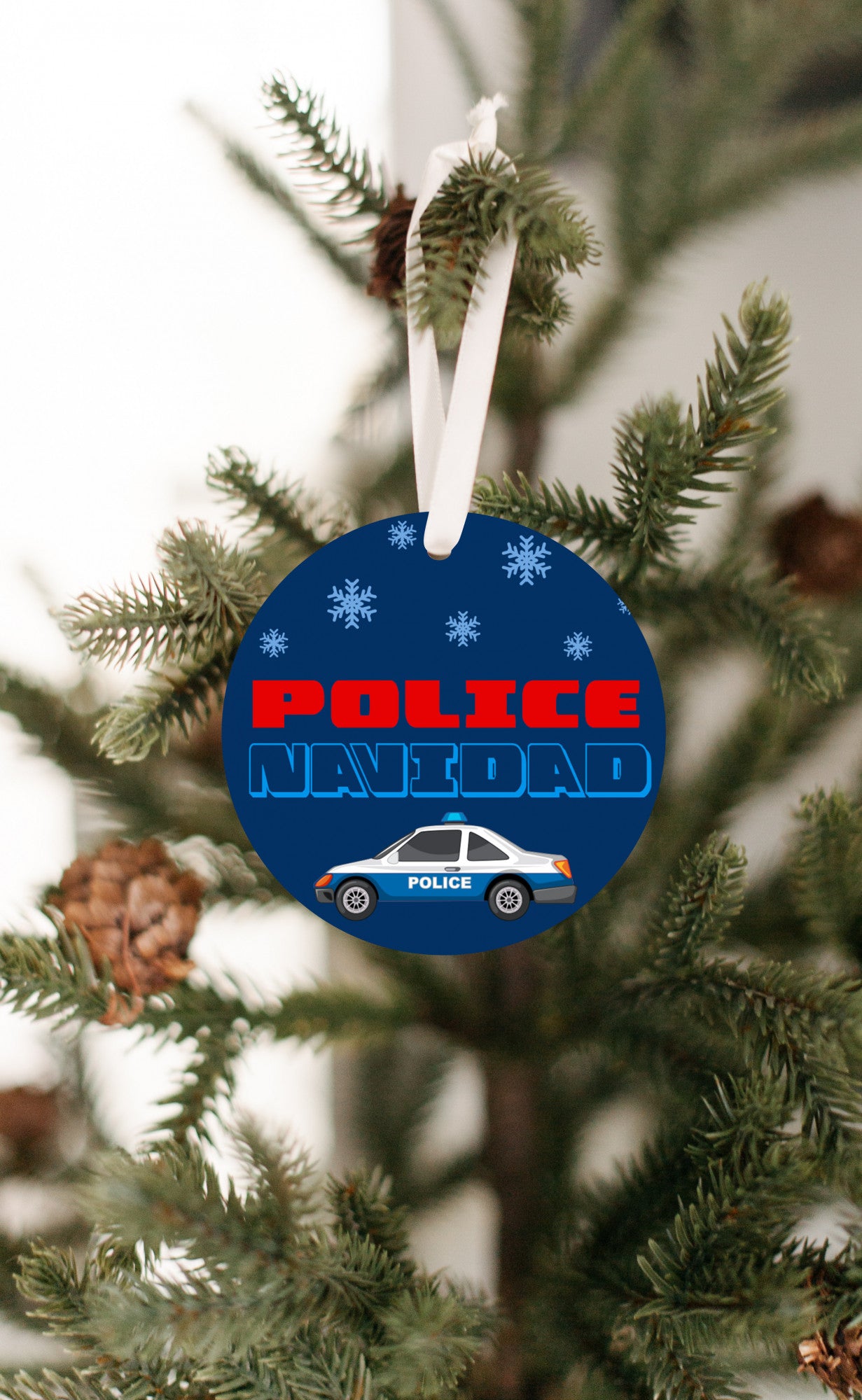 Police Navidad Ornament