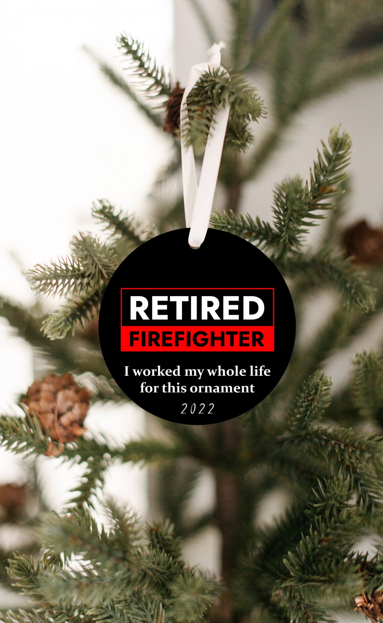 Retired Firefighter 2022 Ornament
