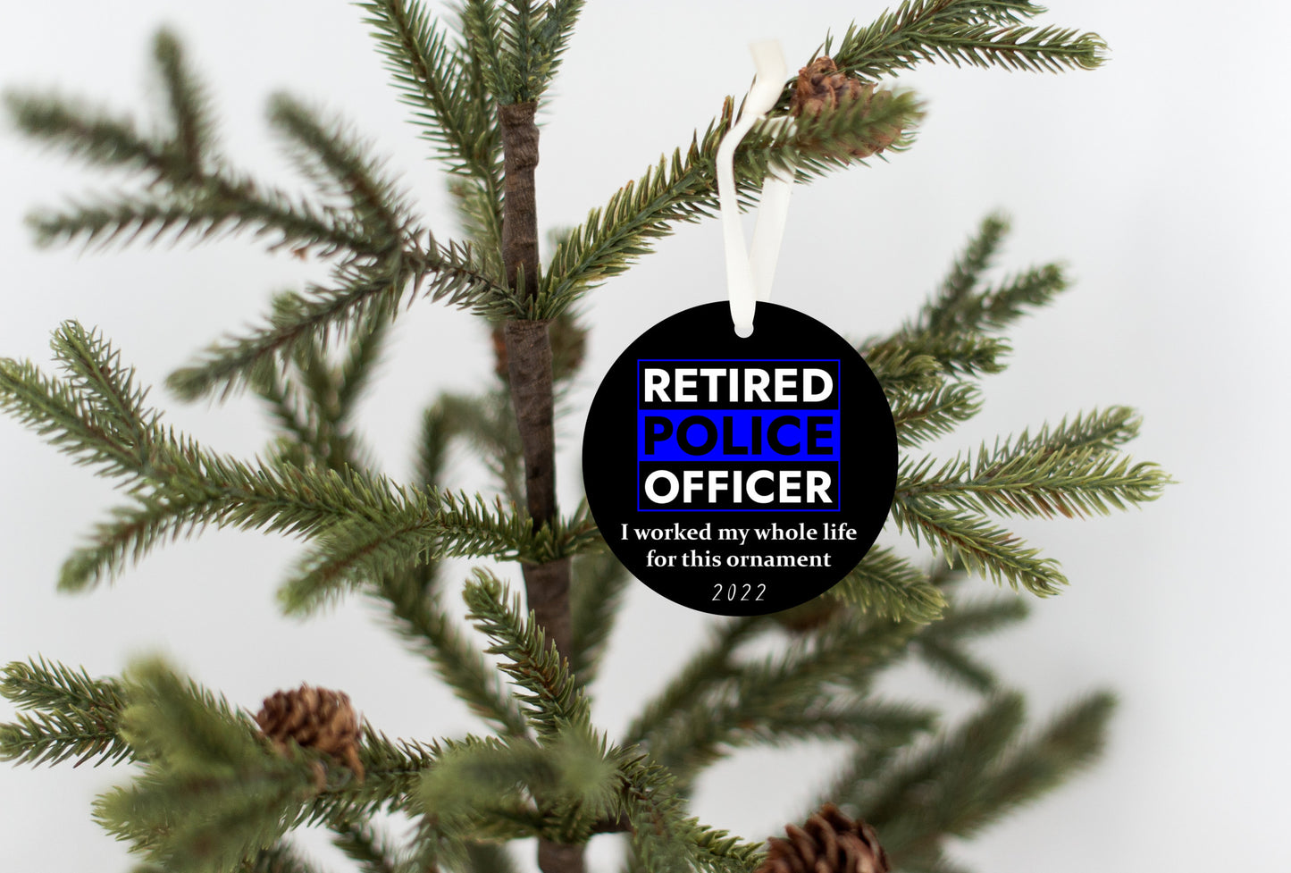 Retired Police Officer 2022 Ornament