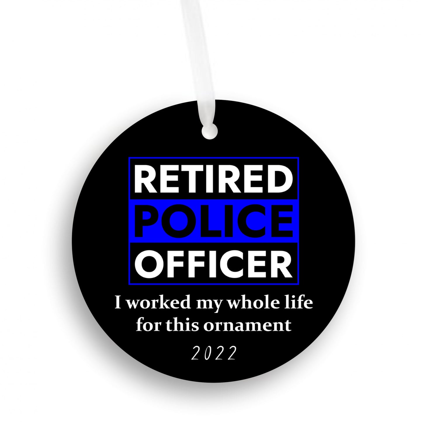 Retired Police Officer 2022 Ornament