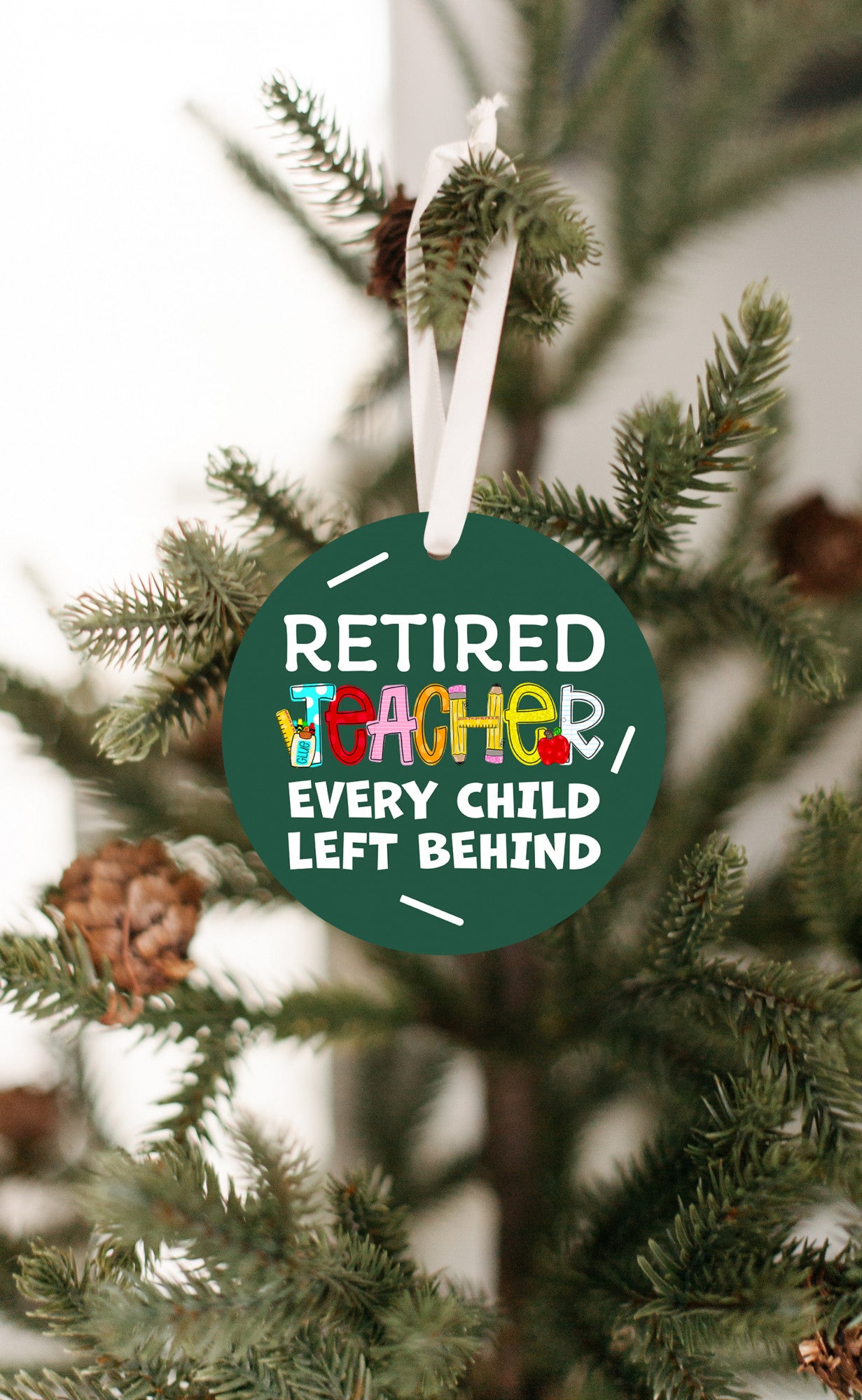 Retired Teacher Ornament
