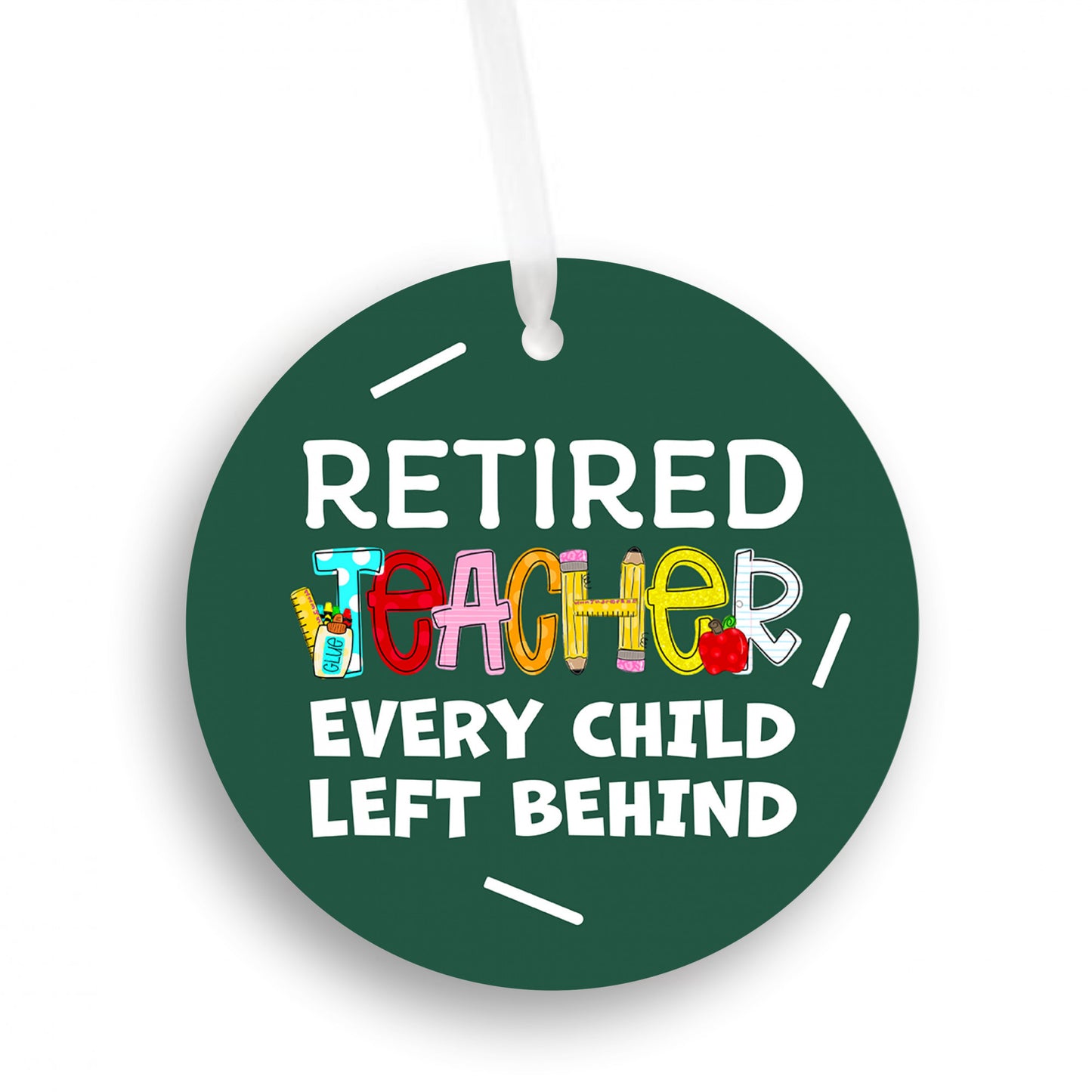 Retired Teacher Ornament