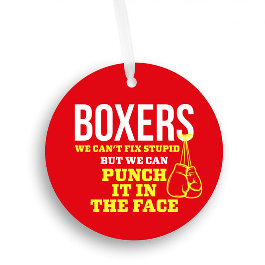 Boxers We Can't Fix Crazy Ornament