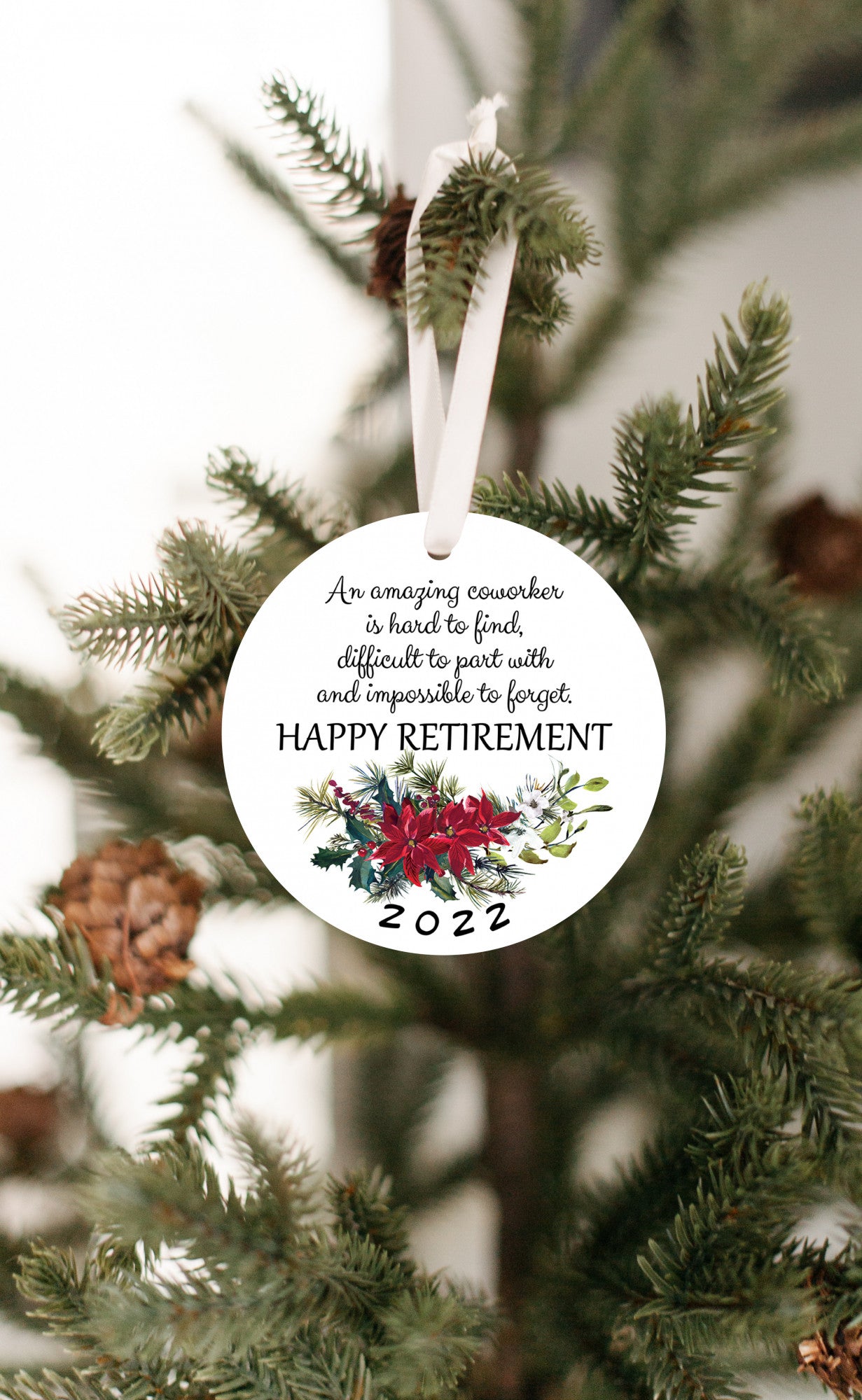 Happy Retirement Coworker 2022 Ornament