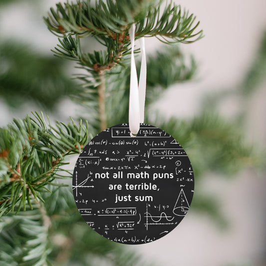 Math Pun Ornament
