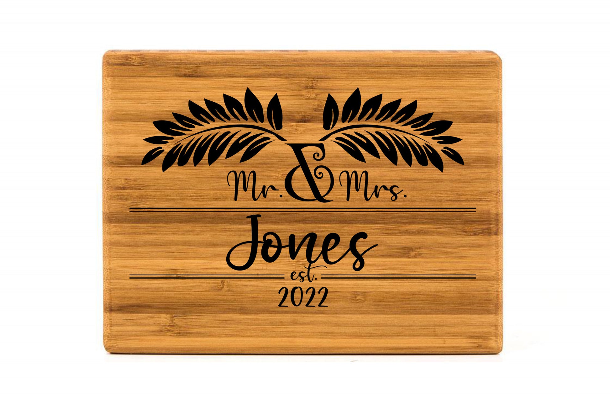 Mr. and Mrs. Cutting Board for Couples