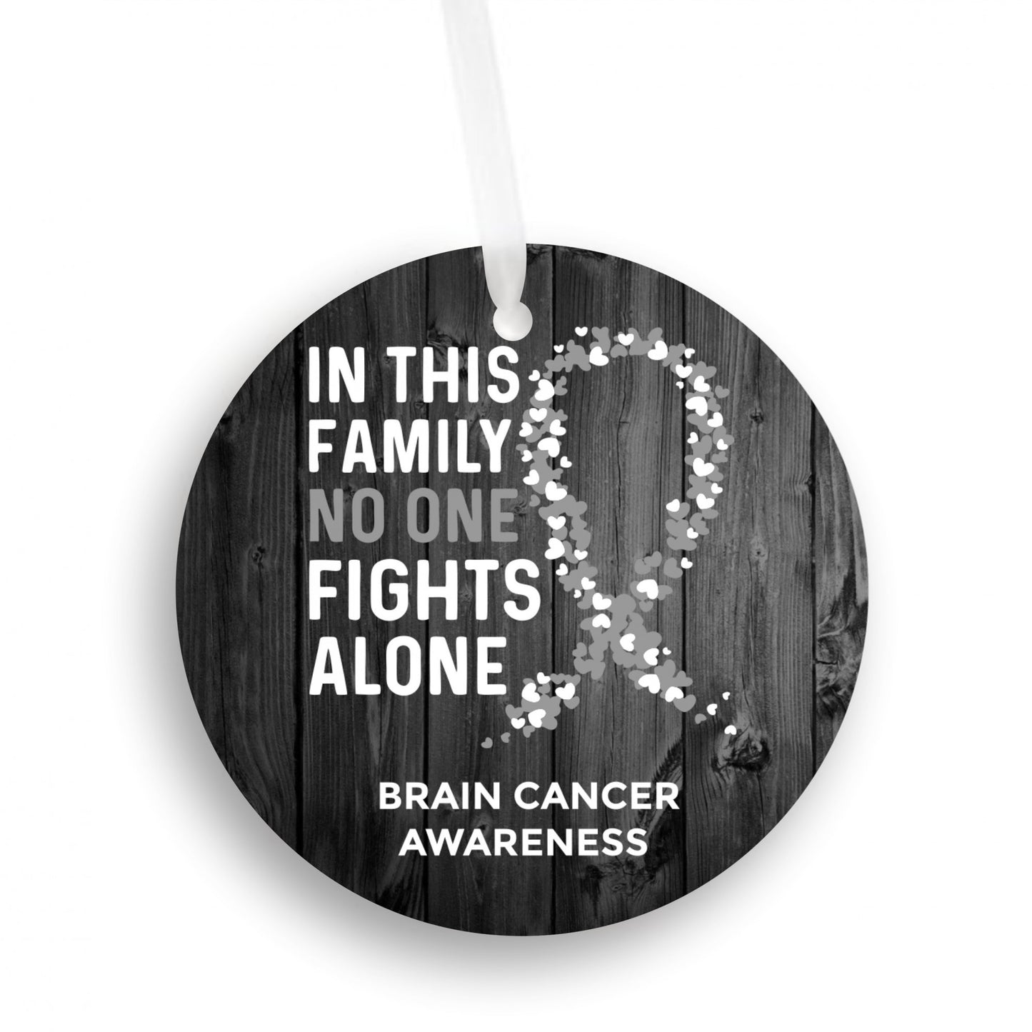 Brain Cancer Awareness Ornament