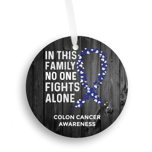 Colon Cancer Awareness Ornament