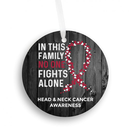 Head & Neck Cancer Awareness Ornament