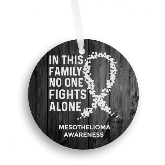Mesothelioma Awareness Ornament