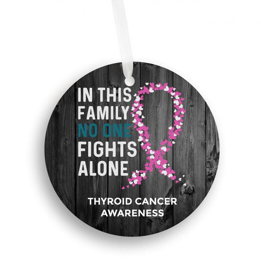 Thyroid Cancer Awareness Ornament